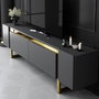 Hanah Home Mueble para TV Yildiz Antracita y Oro